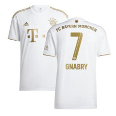Women 2022-2023 Bayern Munich Serge Gnabry 7 Away White Authentic Jersey